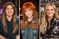 Split of Kelly Clarkson, Reba McEntire, and Trisha Yearwood