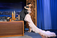 Jimmy Fallon welcomes actress & singer-songwriter Ariana Grande to The Tonight Show