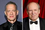 A split of Tom Hanks and Hans Zimmer