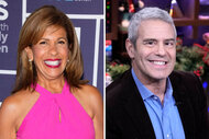 A split of Hoda Kotb and Andy Cohen