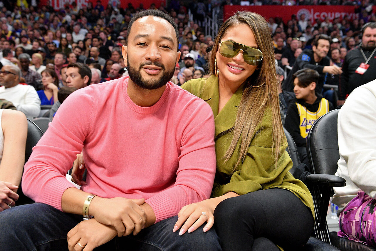 Chrissy Teigen and John Legend Spend Date Night at Drake Concert