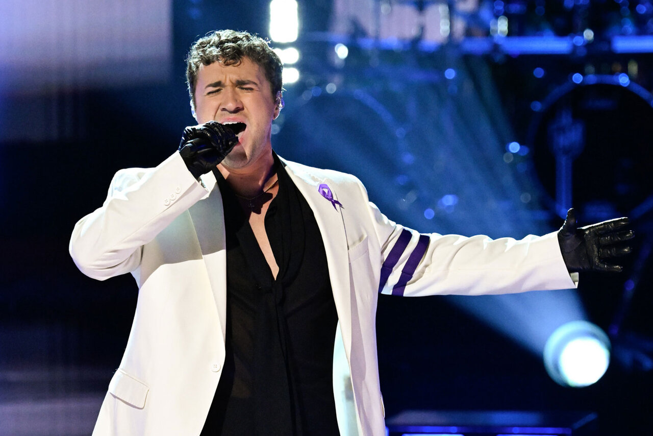 Jeremy Beloate's Purple Ribbon Meaning on The Voice: Why He Wore It | NBC Insider