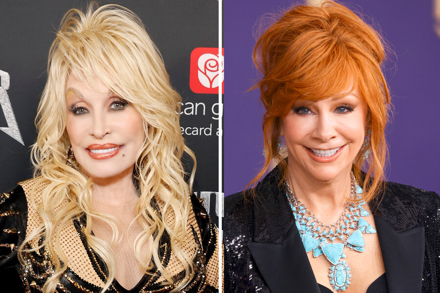 Reba McEntire & Dolly Parton's Iconic "Does He Love You" Duet | NBC Insider