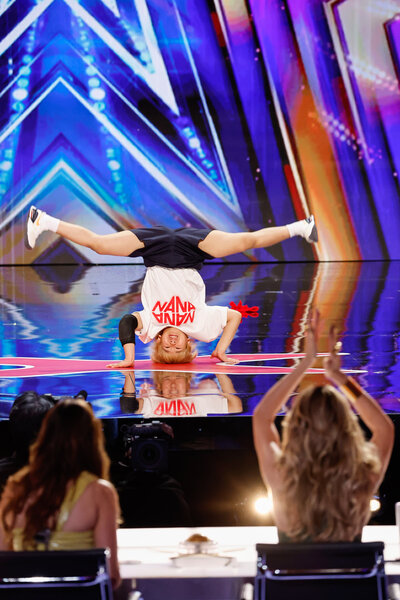 Bboy Nana performs onstage on America's Got Talent Episode 1905.