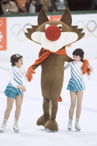 Vucko the Mascot for the winter 1984 Olympics