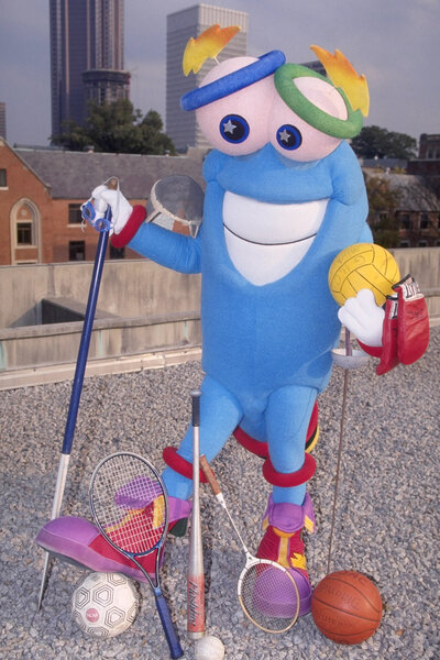 Izzy the mascot for the 1996 summer olympics