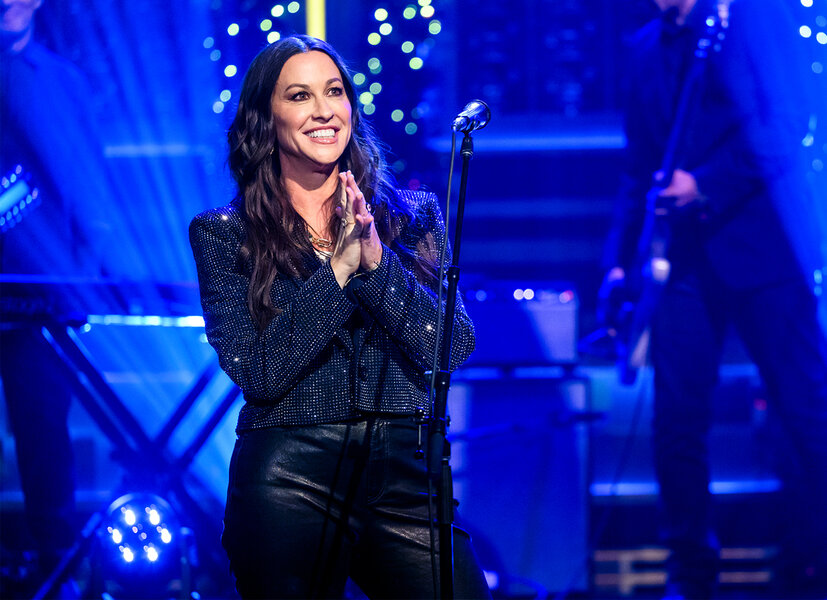 Alanis Morissette performs on The Tonight Show Starring Jimmy Fallon Episode 1892