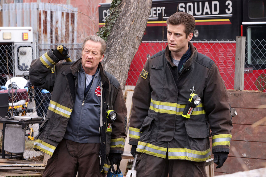 Mouch and Carver on Chicago Fire