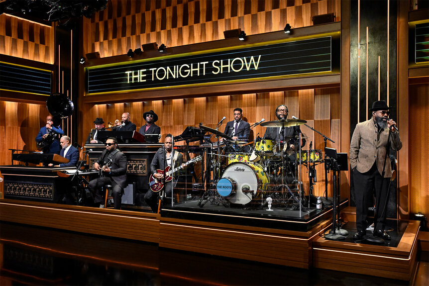 The roots perform on The Tonight Show Starring Jimmy Fallon