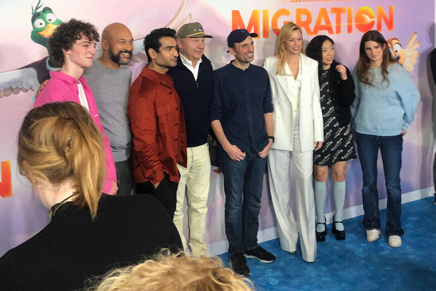 The cast of Migration attend a Press Junket for the movie