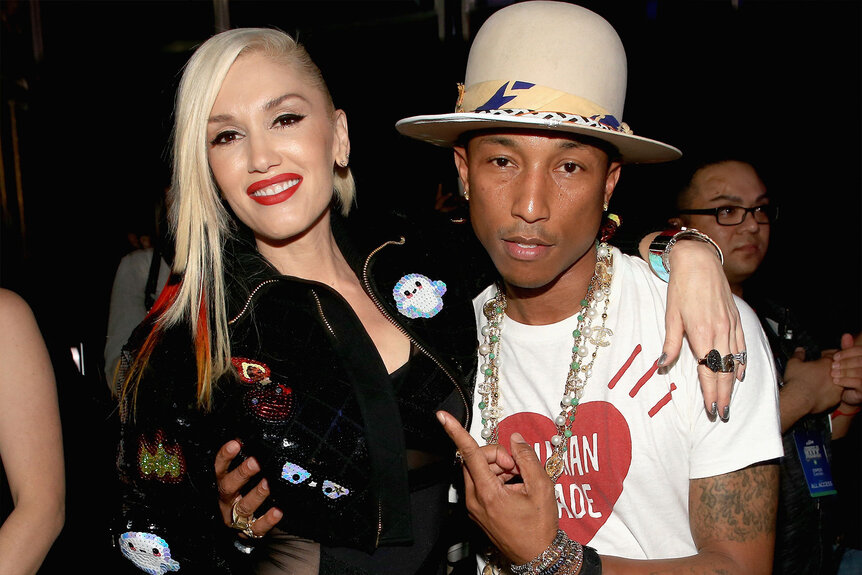 Gwen Stefani and Pharrell attend KIIS FM's Jingle Ball 2014