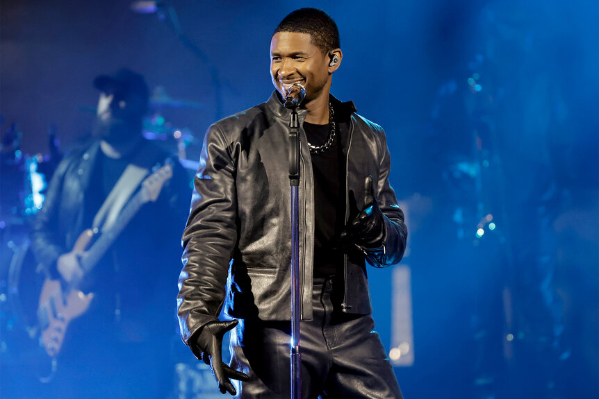 Usher Performing 