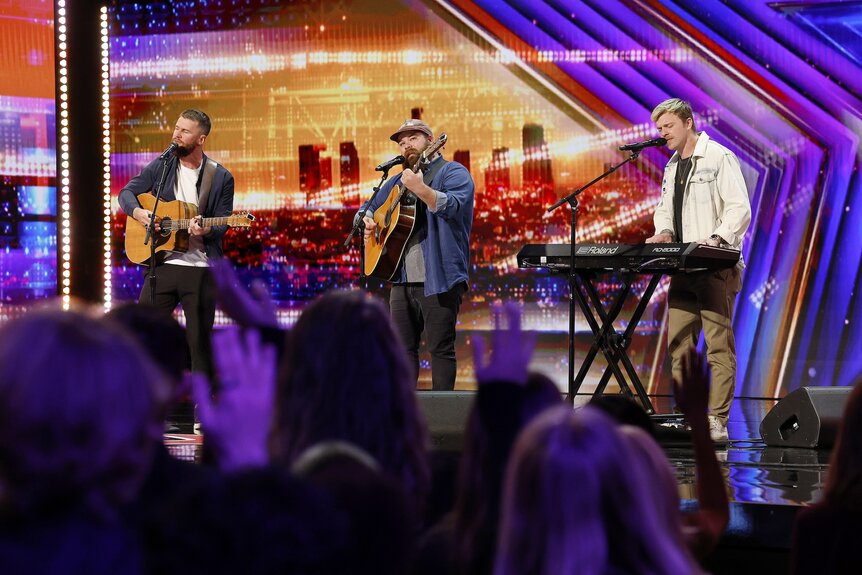 Ashes & Arrows performs onstage on America's Got Talent Episode 1902.