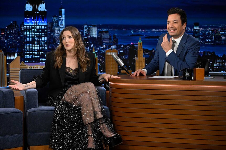 Drew Barrymore on The Tonight Show Starring Jimmy Fallon Episode 1975