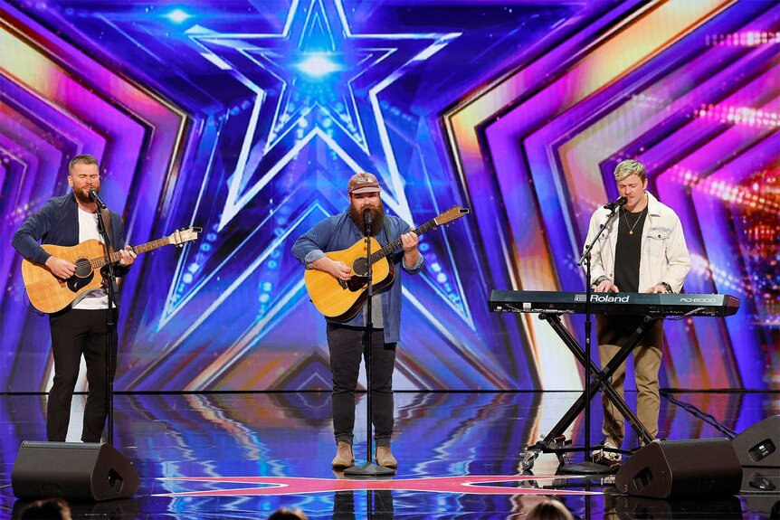 Ashes & Arrows performs on stage on America's Got Talent Episode 1902.