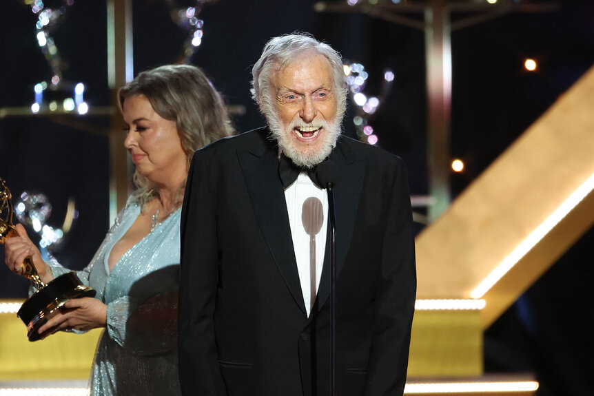 Dick Van Dyke onstage at the 51st Annual Daytime Emmys Awards