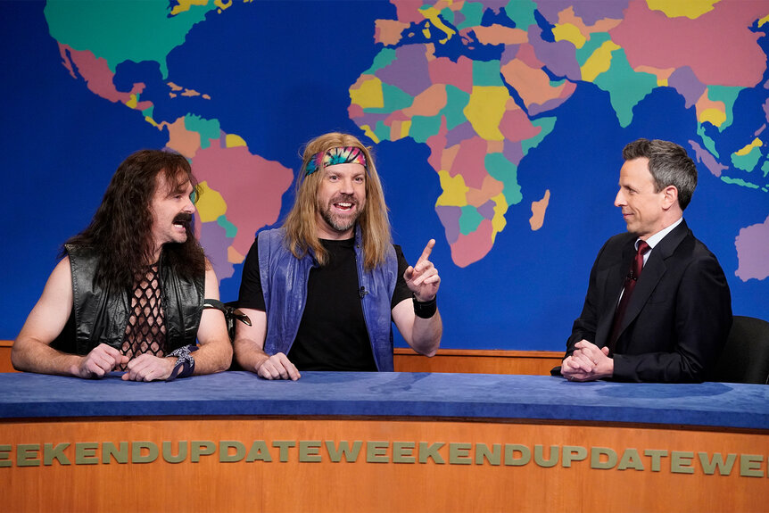 Will Forte and Jason Sudeikis on Late Night With Seth Meyers Episode 799