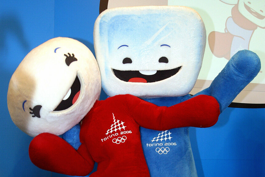 The 2006 Olympic Mascots Neve and Gliz