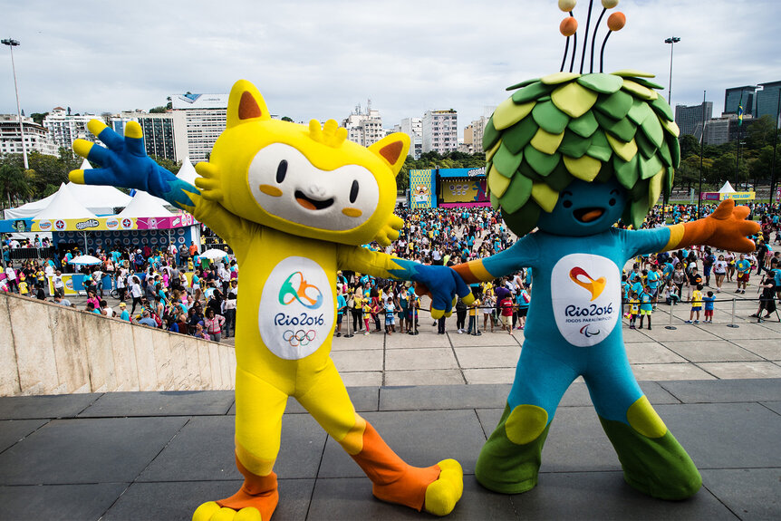 The 2016 Olympic Mascot Vinicius and Tom