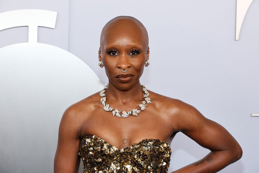 Cynthia Erivo attends the 77th Annual Tony Awards