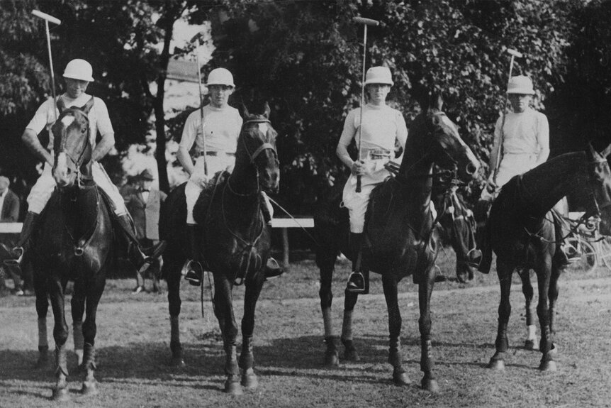 The Men's Polo event during the 1924 Olympics