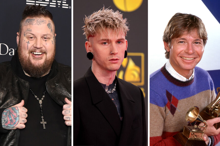 Split of Jelly Roll, Machine Gun Kelly, and John Denver