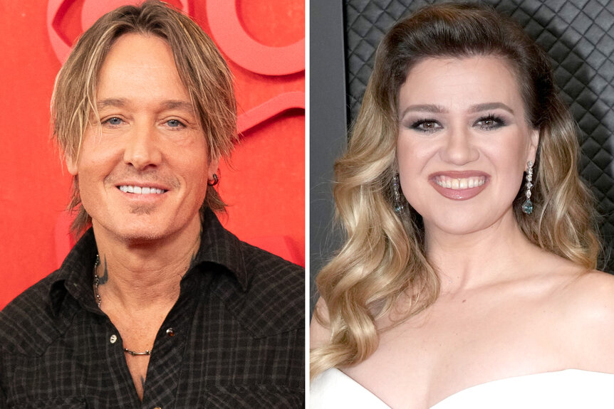 A split of Keith Urban and Kelly Clarkson