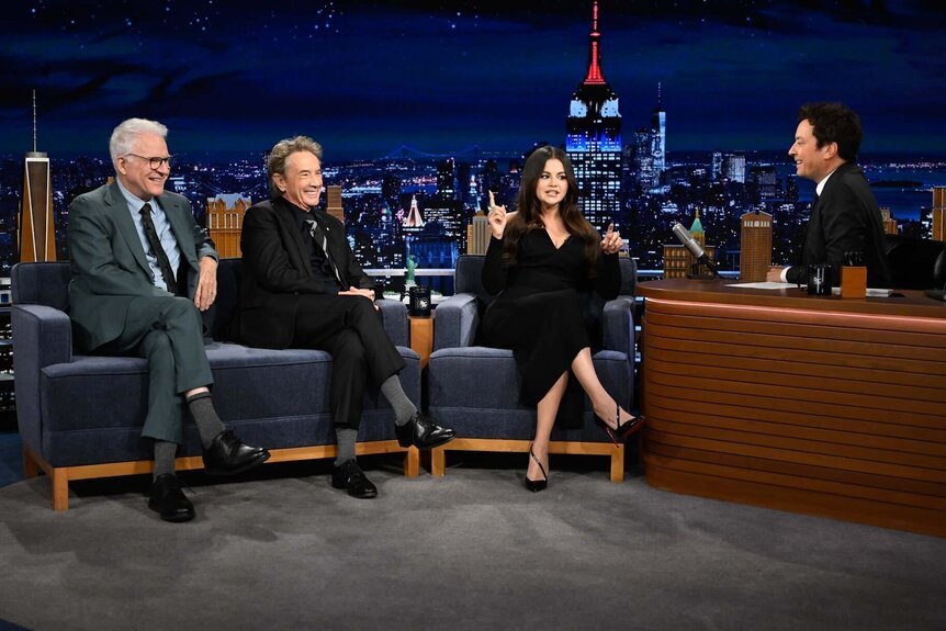 Steve Martin, Selena Gomez, & Martin Short on the tonight show episode 2018