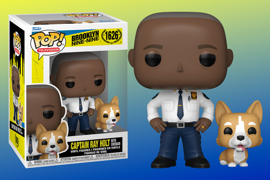 Brooklyn Nine-nine Pop of Captain Holt and Cheddar