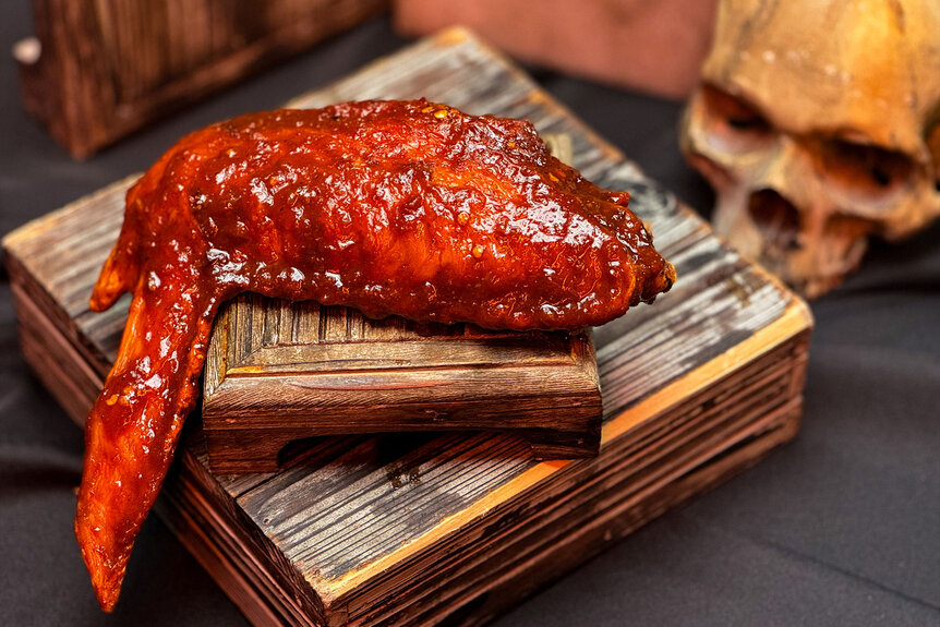 Halloween Horror Nights' Harissa BBQ Turkey Wing