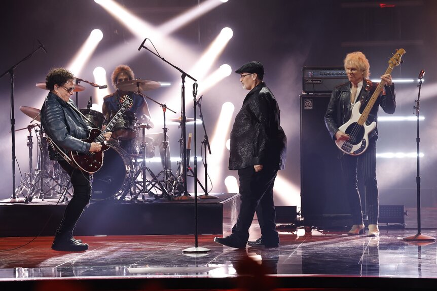 Richard Goodall and Journey perform onstage on America's Got Talent Episode 1920.