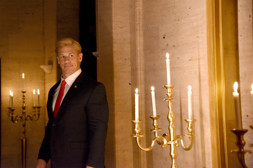 John Cena as Donald Trump during a sketch on SNL in 2016