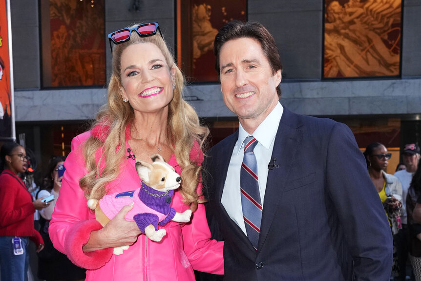 Savannah Guthrie and Luke Wilson attend 2024 NBC's "Today" Halloween Celebration