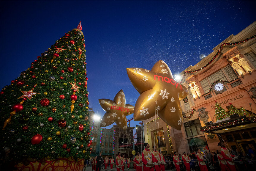 Universal's Holiday Parade featuring Macy's.