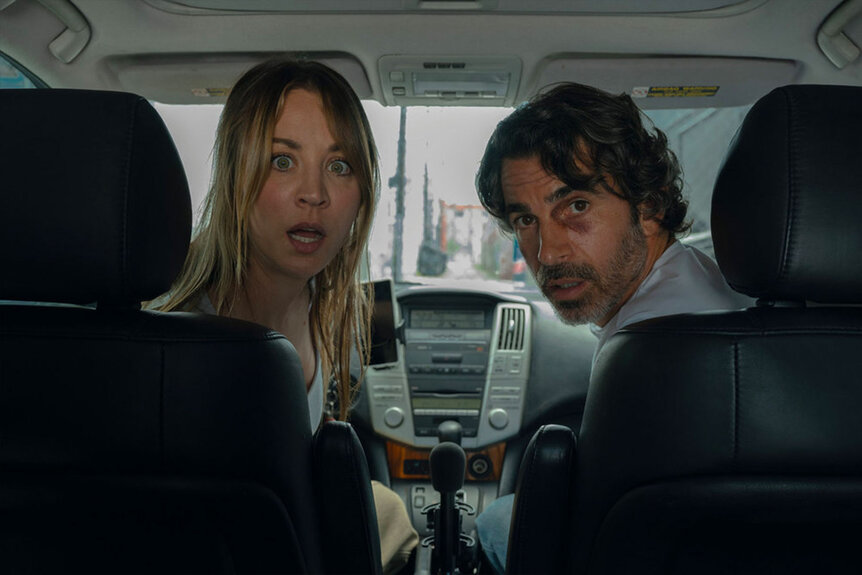 Ava (Kaley Cuoco), Nathan (Chris Messina) appear in Season 2 Episode 7 of Based on a True Story.