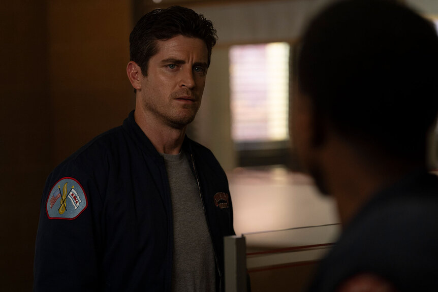 Sam Carver (Jake Lockett) appears in Season 13 Episode 6 of Chicago Fire.