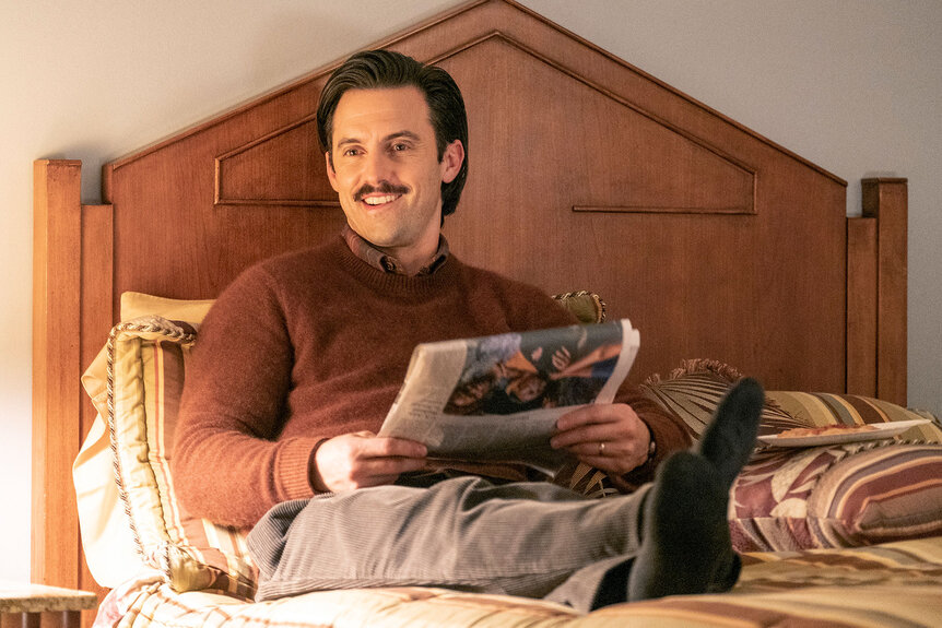 Milo Ventimiglia as Jack Pearson in Season 4 Episode 16 of This Is Us