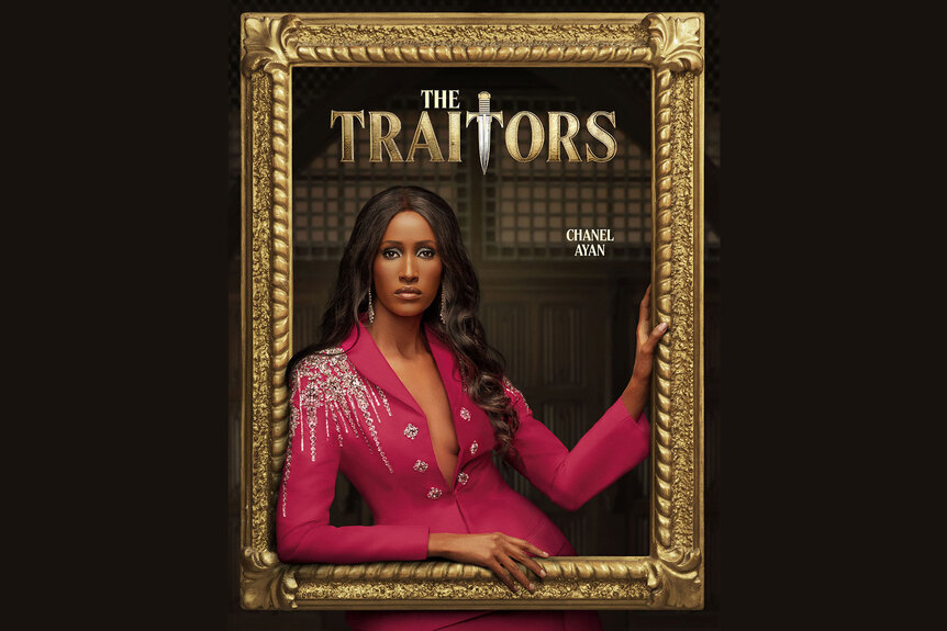 Traitors S3 Chanel Ayan in Season 3 of The Traitors.