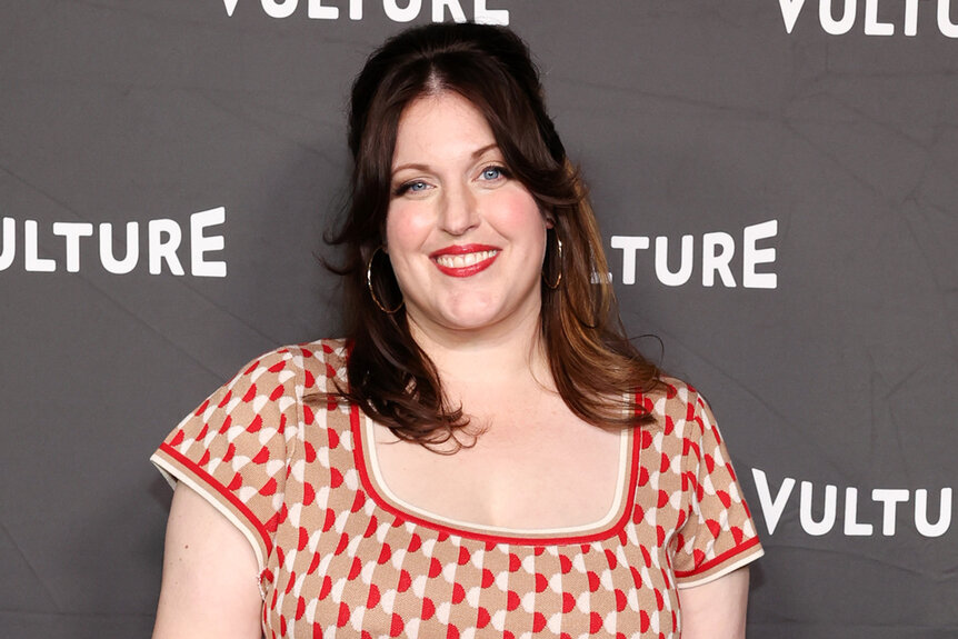 Allison Tolman smiles on the red carpet at New York Magazine's Vulture Festival