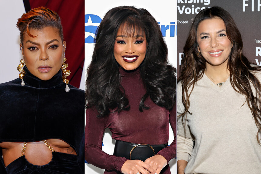 A split featuring Taraji P. Henson, Keke Palmer, and Eva Longoria