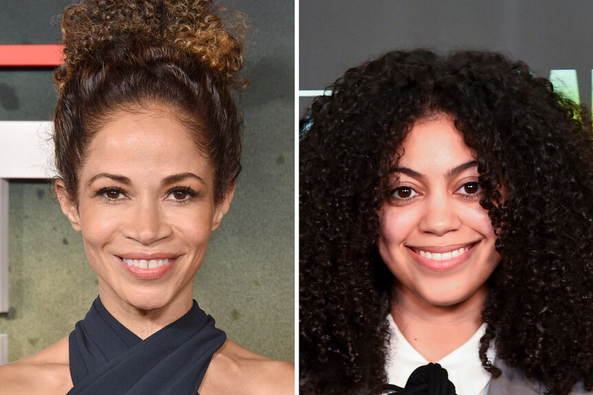 A split of Sherri Saum and Arica Himmel