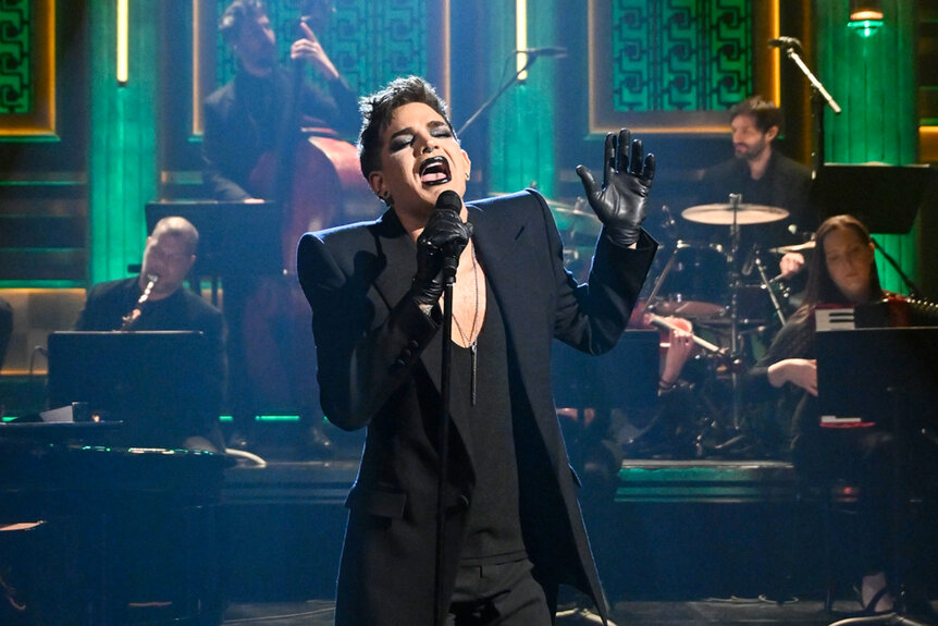 Adam Lambert's Voice Is Velvet Singing "I Don't Care Much" | NBC Insider